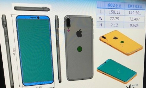 Hình ảnh thiết kế hoàn chỉnh iPhone 8