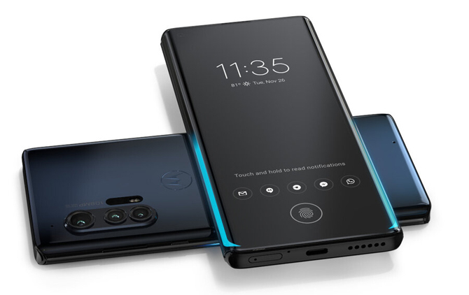 Edge+ có sạc nhanh 18W giống iphone 11 và sạc không dây ngược.