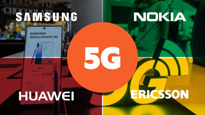 Huawei có thể trở thành một trong bốn nhà cung cấp thiết bị 5G lớn nhất trong tương lai. Ảnh: FT.