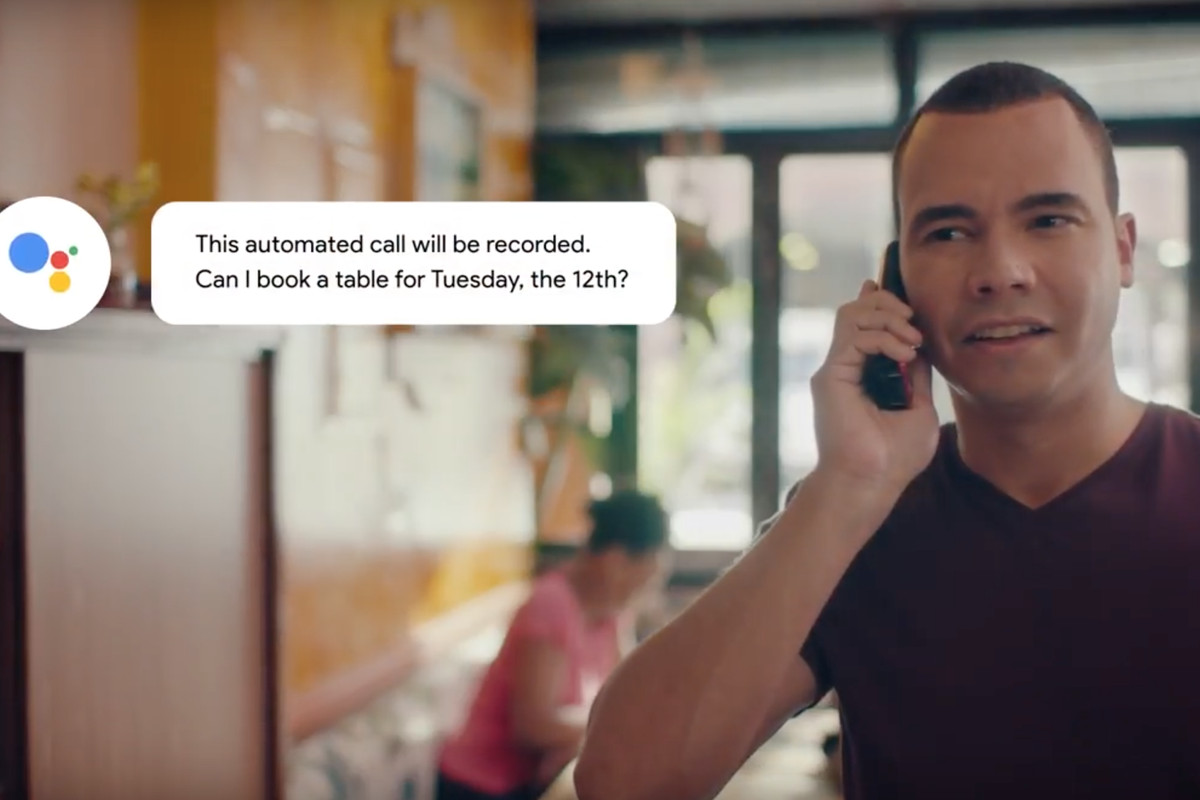 Google Duplex gọi đặt bàn hộ người dùng. Ảnh: Google.